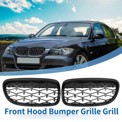 Front Hood Bumper Grille for BMW 335d 328i 335i xDrive E90 (2006-2013)