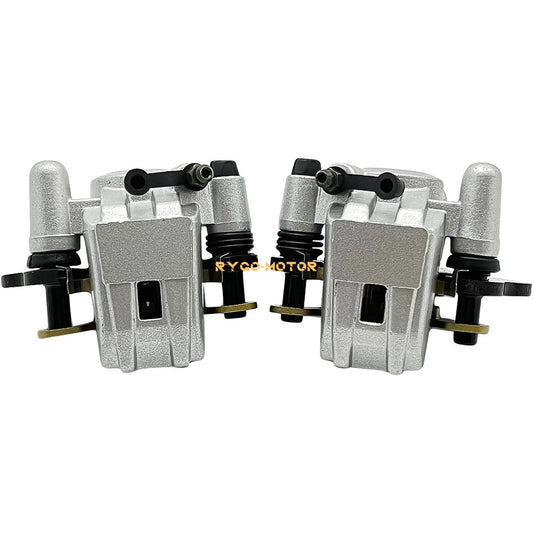 2 x Front Left Right Brake Caliper & Pads for Kawasaki Tecate 250 (1987–1988)