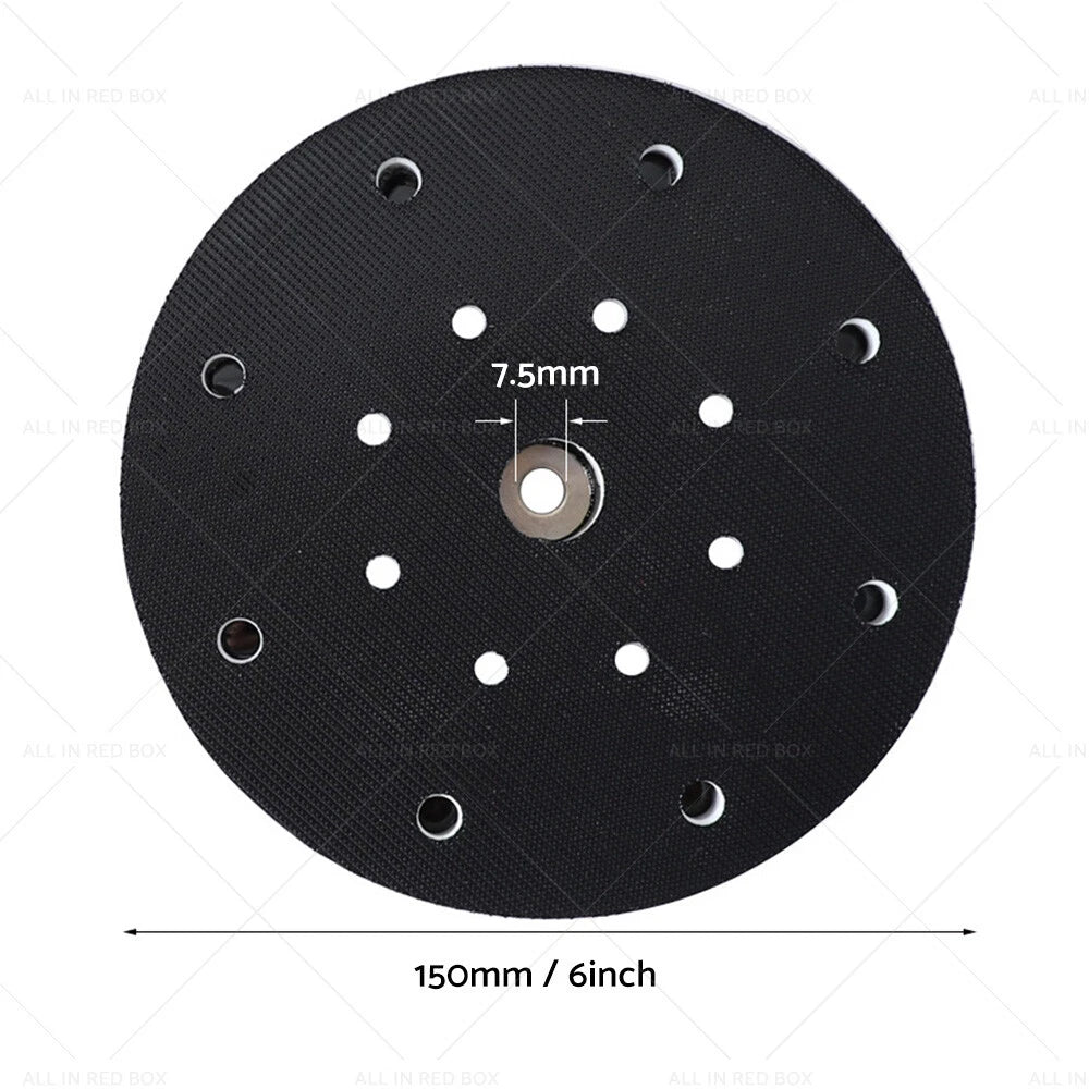 6" 17-Hole Backing Pad for Festool RO1 ES150 ET2 Grinder