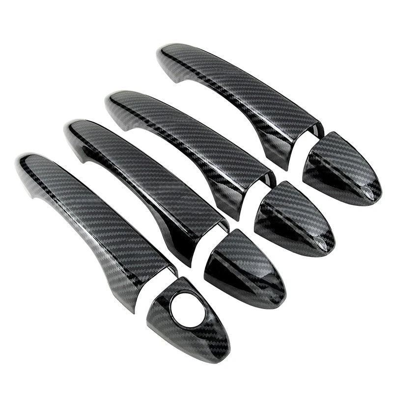 Carbon Fiber Style Exterior Door Handle Cover for Dodge Dart Sedan (2013-2016)