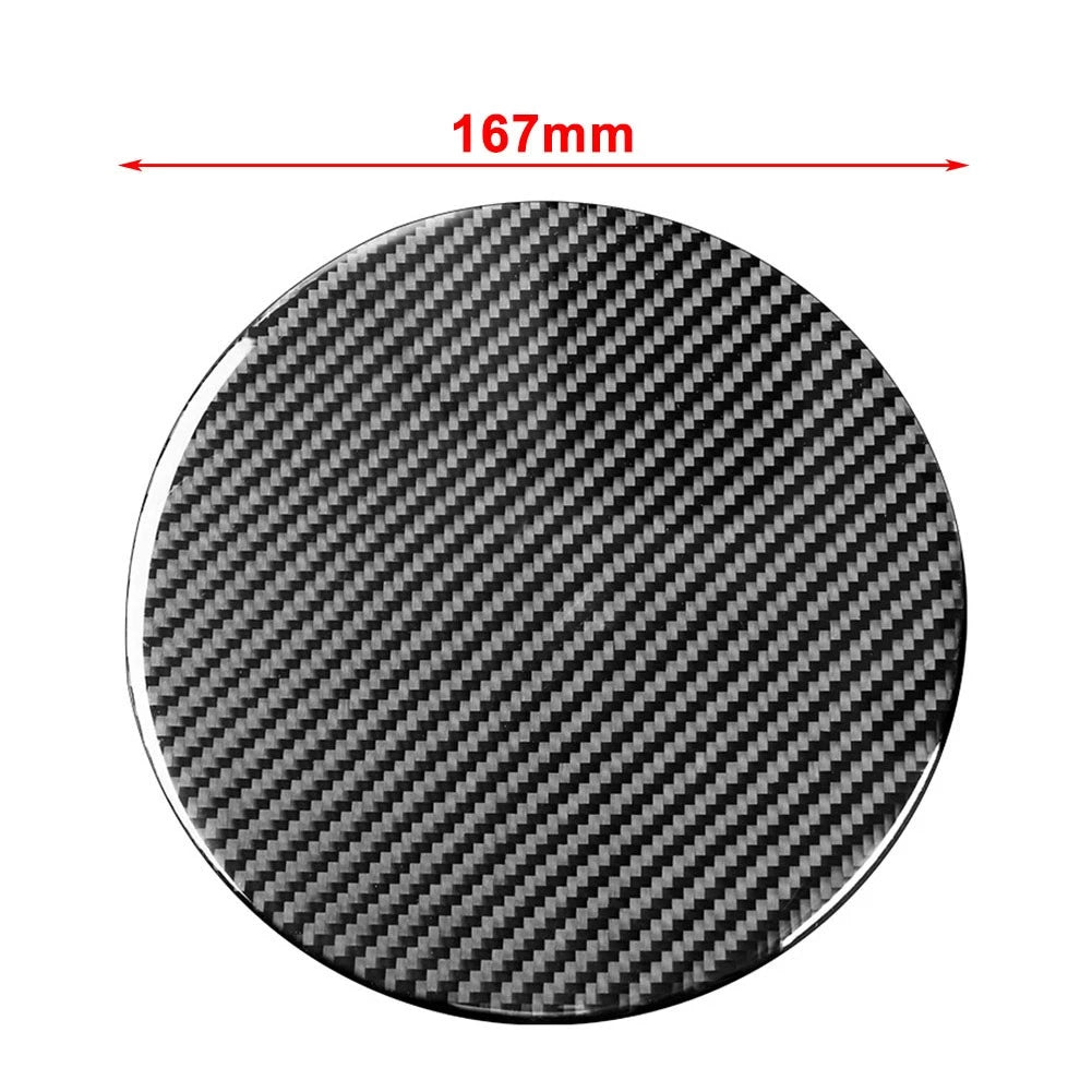 Carbon Fiber Fuel Tank Panel Cover Trim for Toyota Tundra (2014-2021)