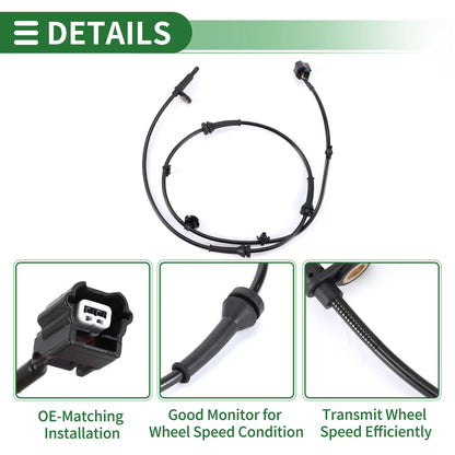 ABS Wheel Speed Sensor for Nissan Pathfinder Rear Left