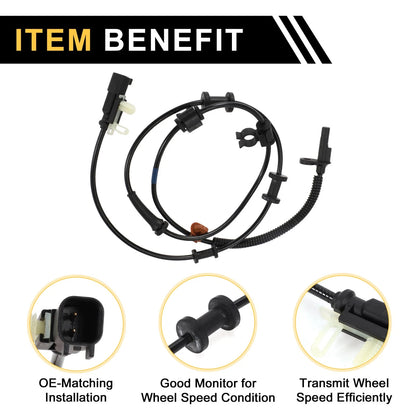ABS Wheel Speed Sensor Rear Left for Ford F-450 Super Duty (2011-2013)