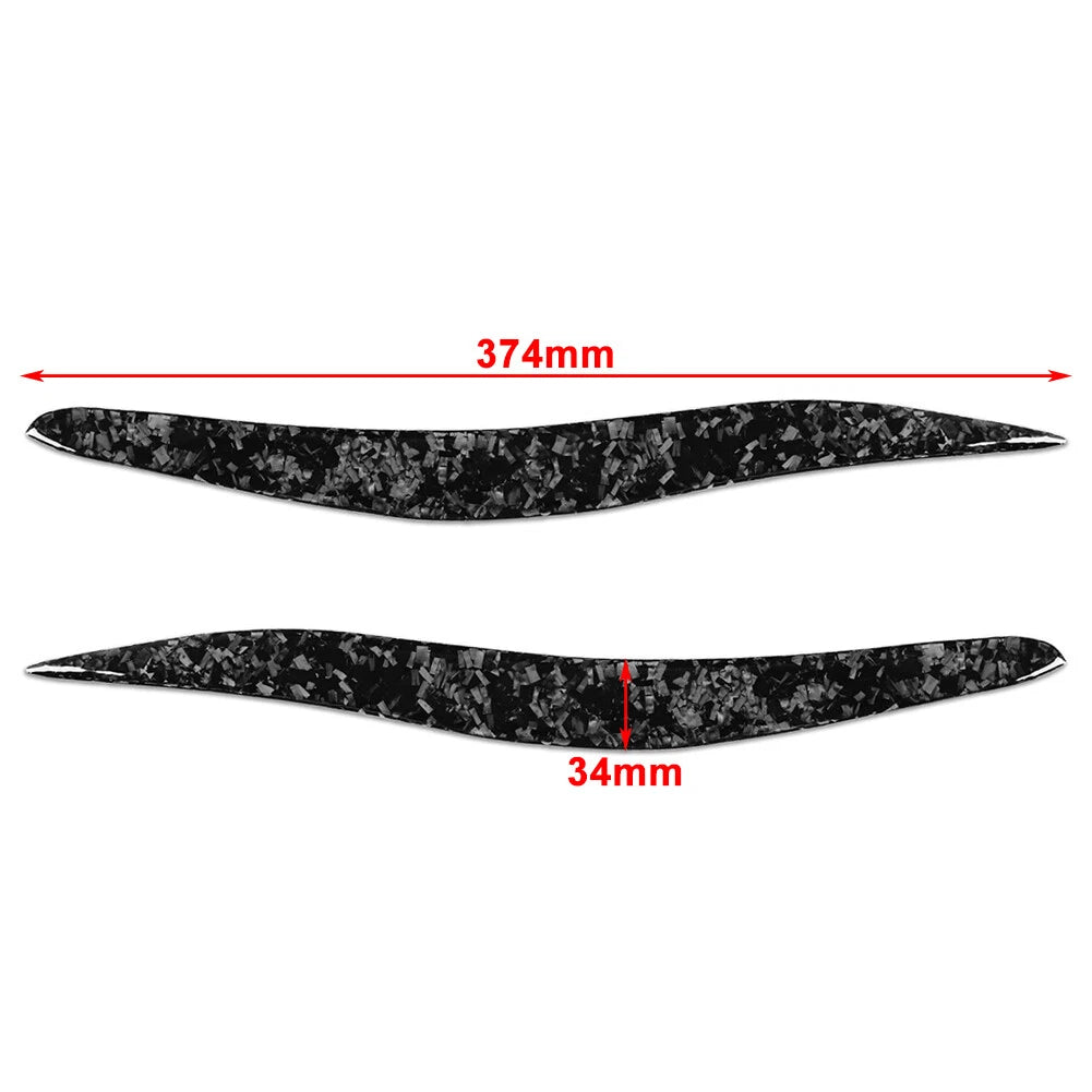 Forged Pattern Headlight Eyebrow Eyelid Covers for Lexus IS250 IS350 (06-12)