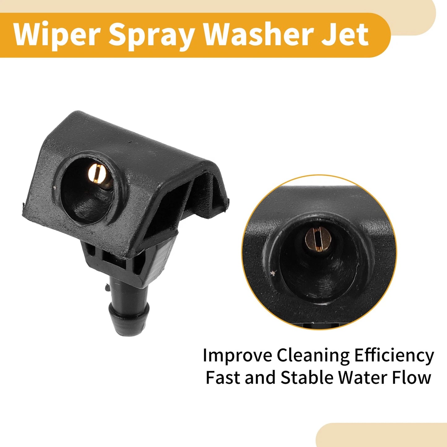 Windshield Washer Nozzle Kit  Pcs for Nissan Note (2006-2013)
