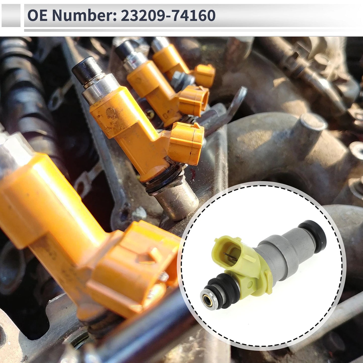 Fuel Injector for Toyota RAV4 SXA1 3SGE (1989-1999) 1 x Yellow