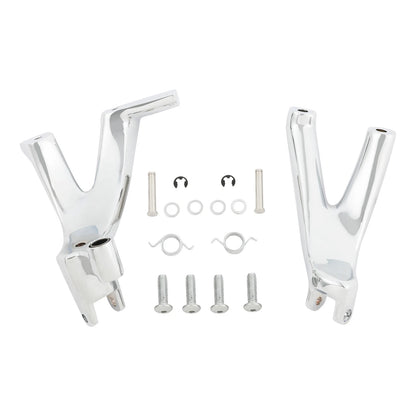 Forward Controls Mounts for Harley Fat Bob Sport Glide FLSB (2018-2024) Chrome