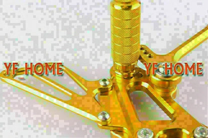 Rear Set Foot Pegs for Honda CBR600RR (2003-2006) & CBR1000RR (2004-2007) Gold