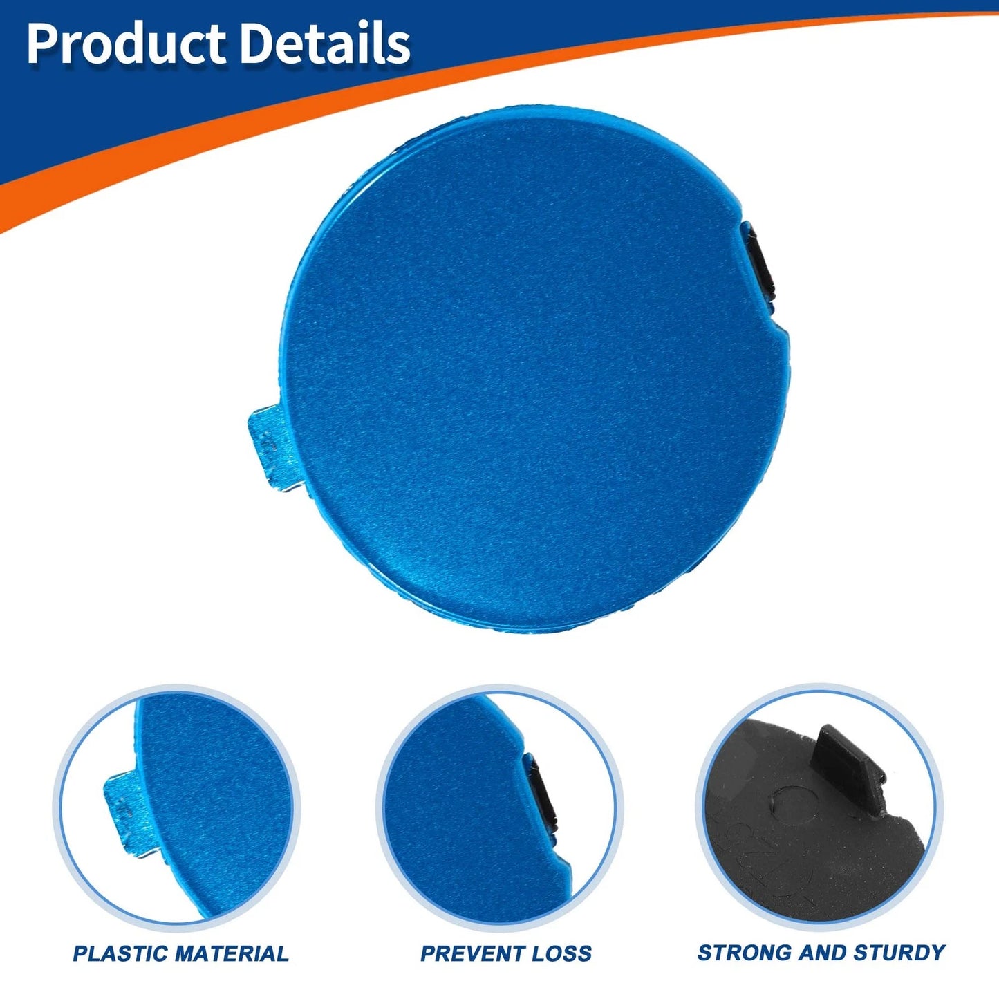 Tow Hook Cover for Mazda (2014-2019) Deep Crystal Blue Pearl