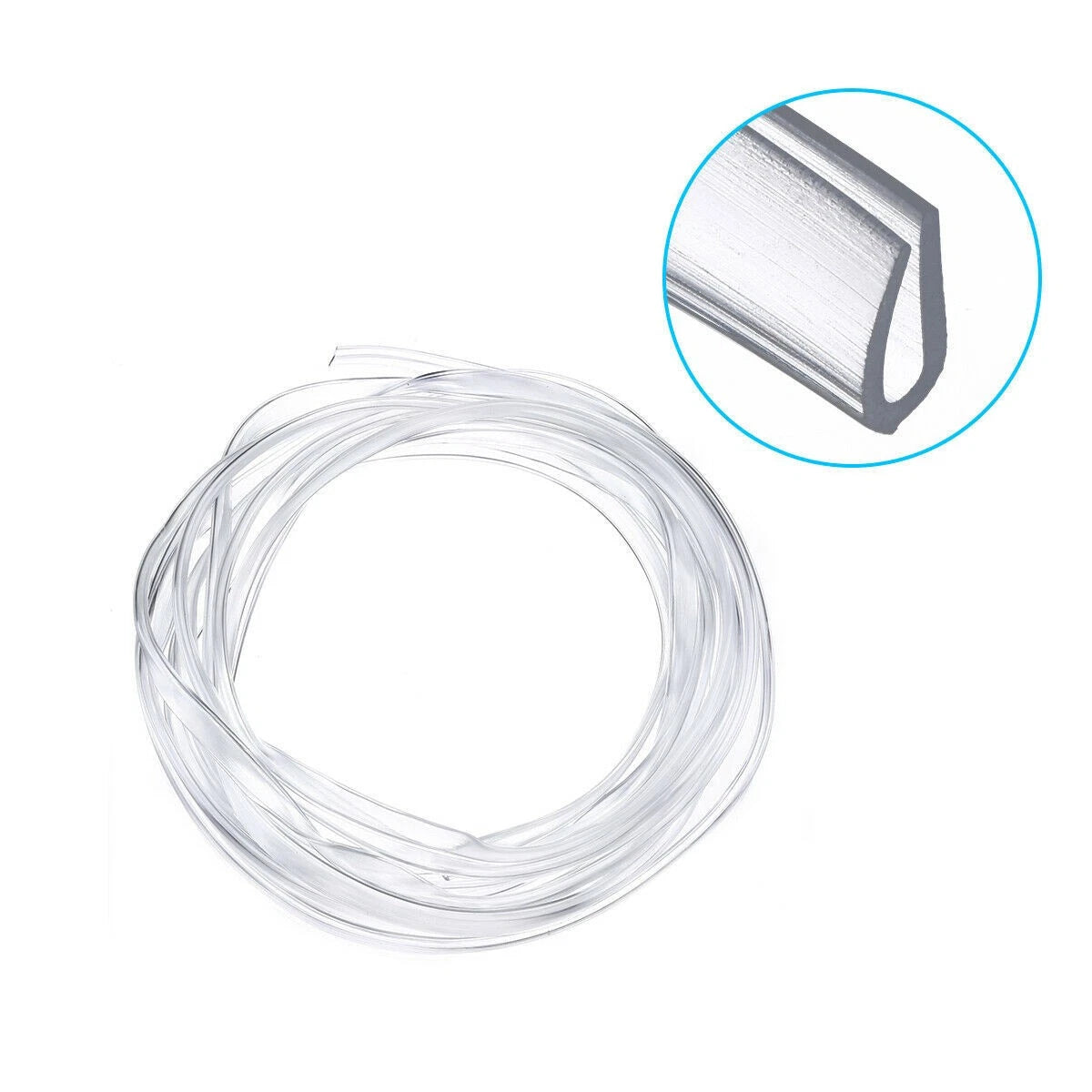 10ft Clear Strip Edge Trim Molding for Car Door Guard Protector Decor