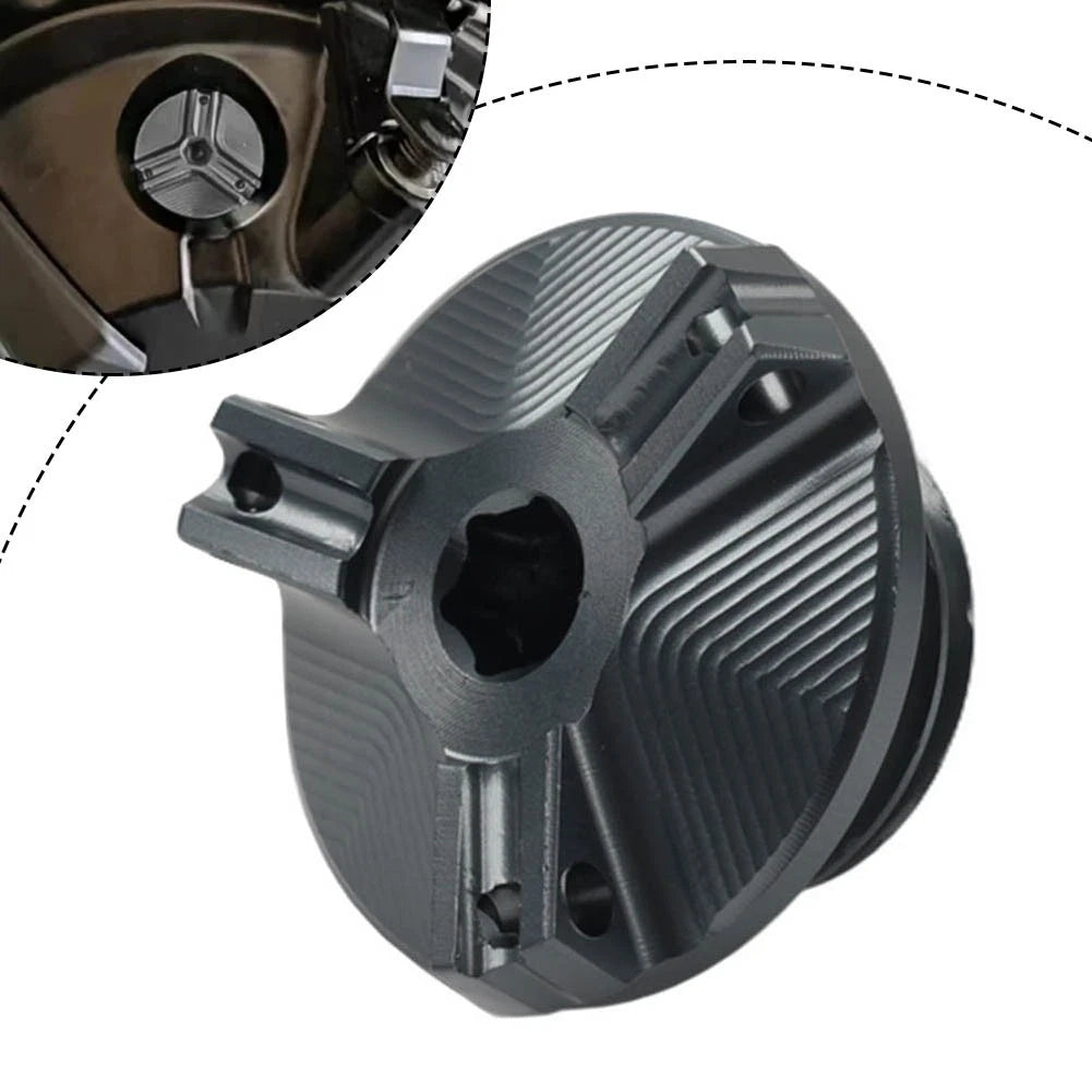 Engine Oil Cap Bolt Screw Filler Cover for Kawasaki Z400/650/800/900 Z1000 (2017-2023)
