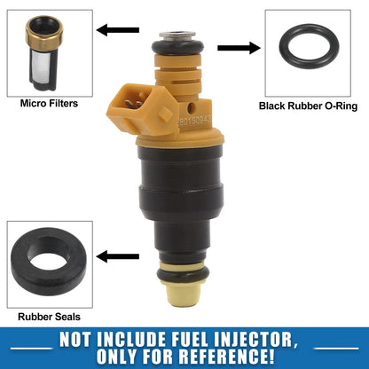 Fuel Injector O Rings Seals with Micro Filters for Toyota Celica (1988-1989)