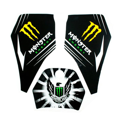 3M Monster Decals Graphics Stickers for Yamaha Peewee 80
