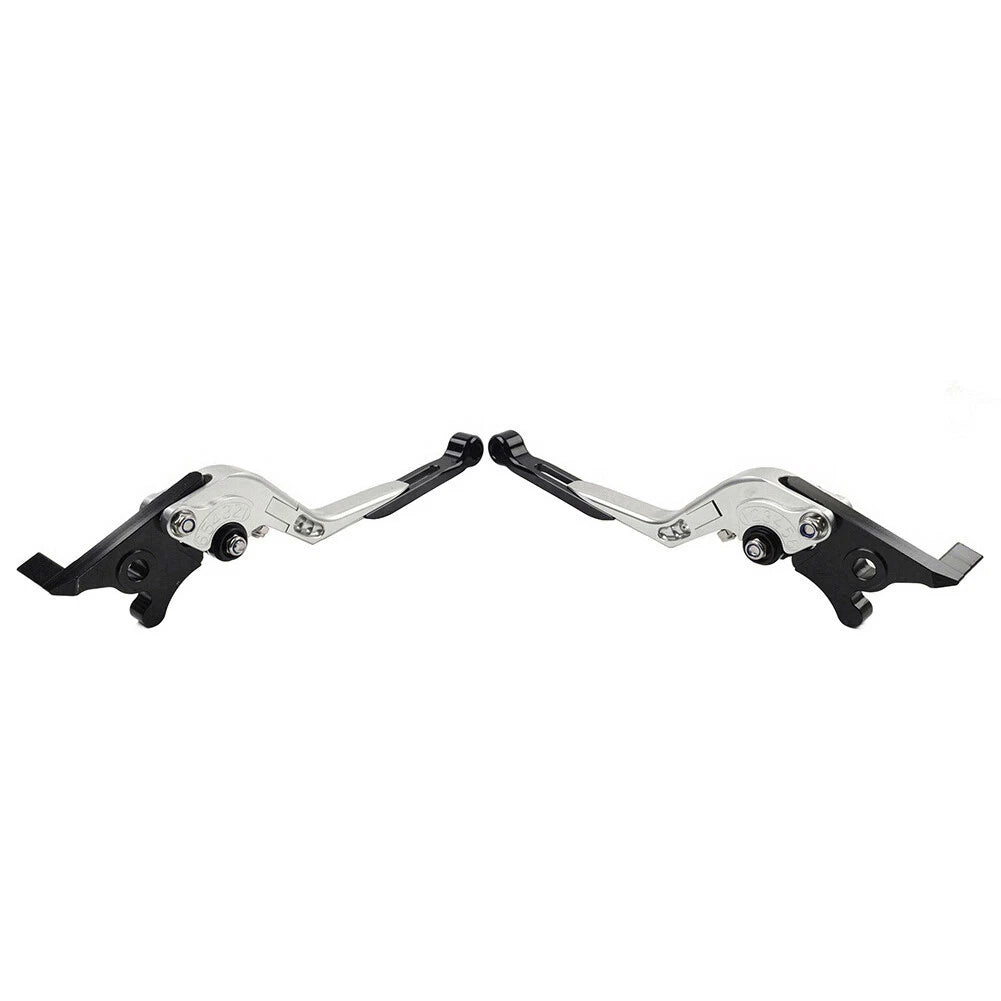 CNC Silver Extendable Brake Clutch Levers for BMW S1000RR S1000R (2015-2019)