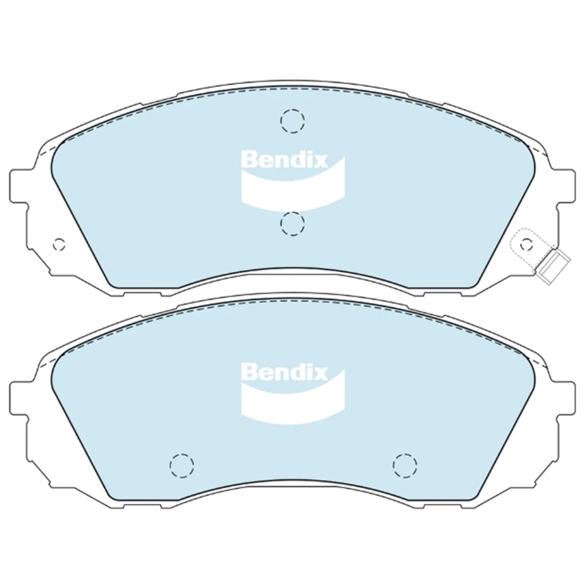 Front Disc Brake Pad Set for Kia Sorento UM 4cyl 2.2L D4HB (2015 - 2017)