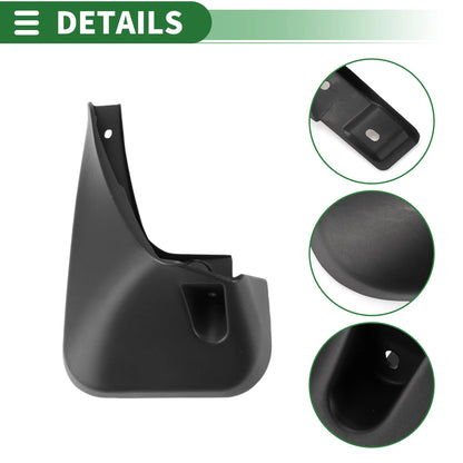 Mud Flaps Splash Guards Front & Rear for Lexus NX0/NX300 (2014-2016)