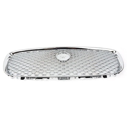 Front Upper Bumper Mesh Grille for Jaguar XF XFR (2016-2020) Chrome