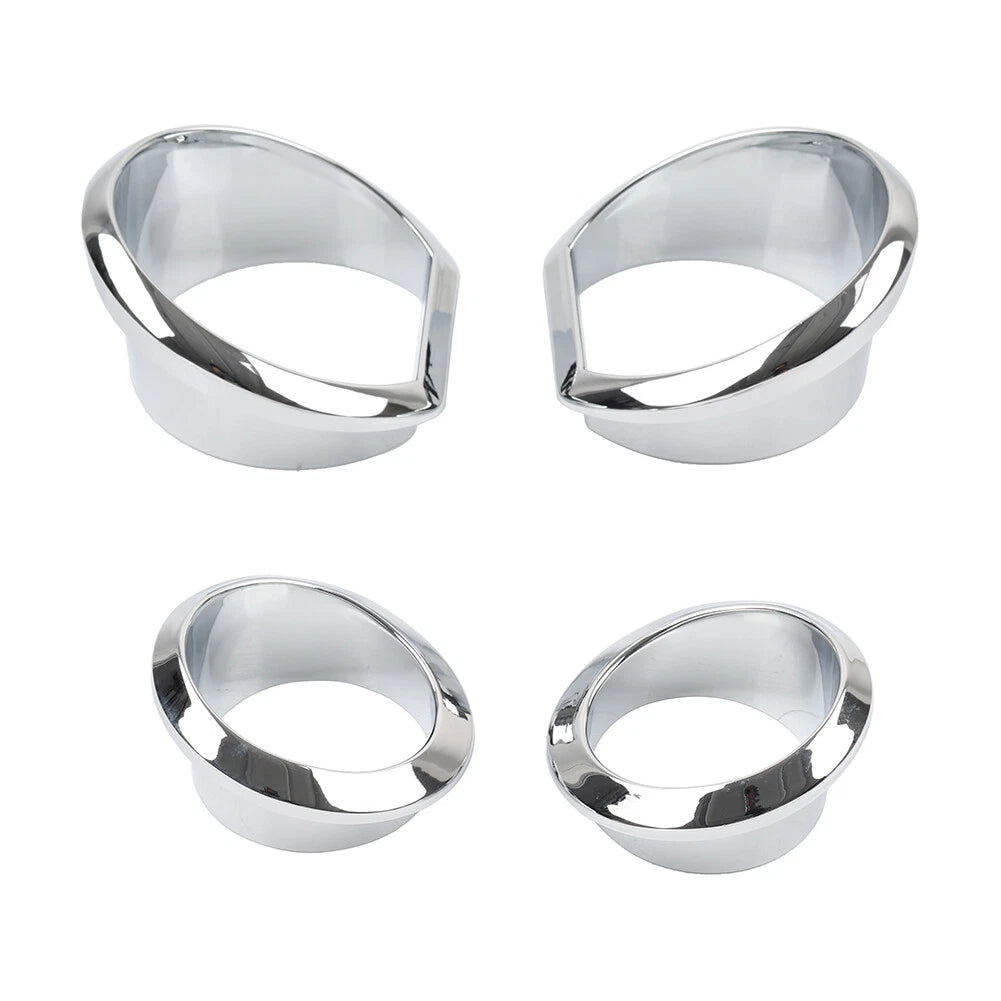 Chrome Gauge Bezel Trim Ring for Harley Touring Electra Street Glide (14-23)