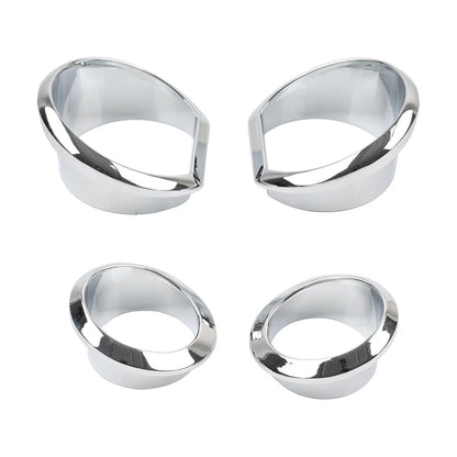 Chrome Gauge Bezel Trim Ring for Harley Touring Electra Street Glide (14-23)