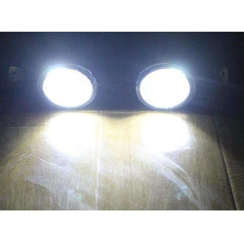 Front Bumper LED Fog Lights Clear Lens for Toyota Highlander (2004-2007)