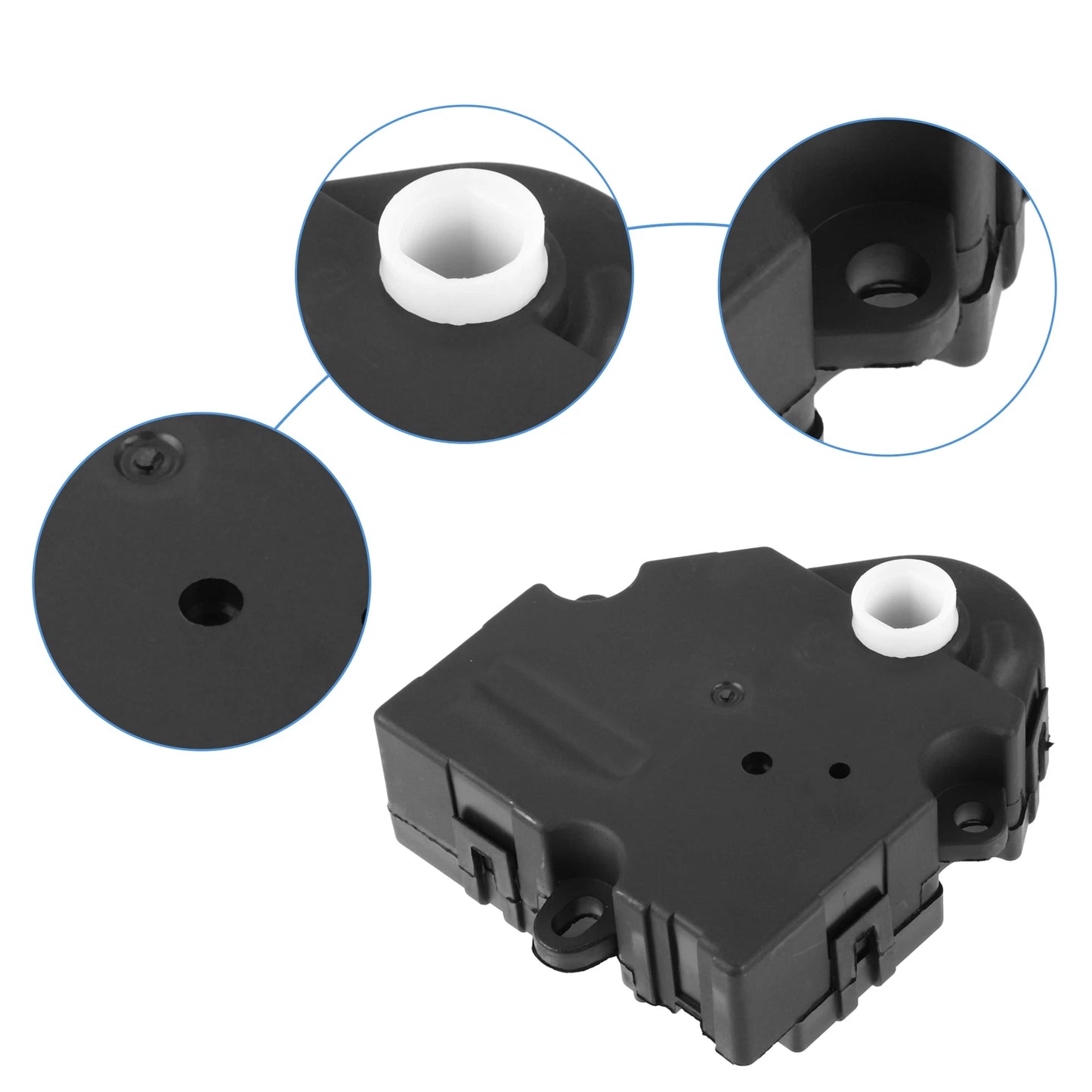 Air Door Actuator for Ford Fusion (Fits 2006-2012) - Metal Black, 1 Pcs