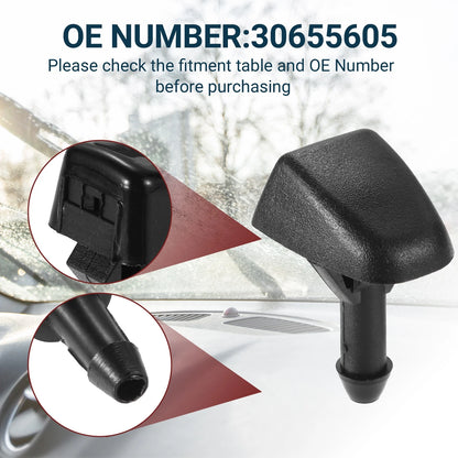 Windshield Washer Nozzle Set for Volvo C70 (2006-2013)