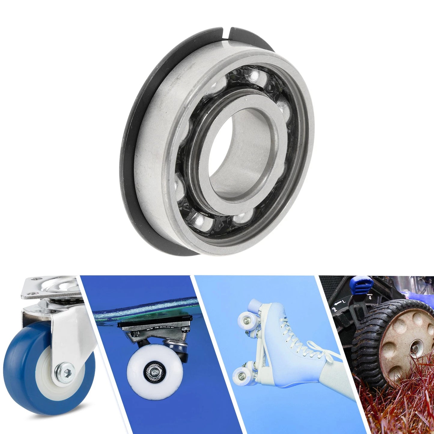6202NR / 15x35x11mm / Deep Groove Ball Bearings for Scooter Skateboard Wheel