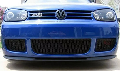 Front Bumper Lip for VW Golf Mk4 R32 Cupra R (2001-2006) 3 Pcs