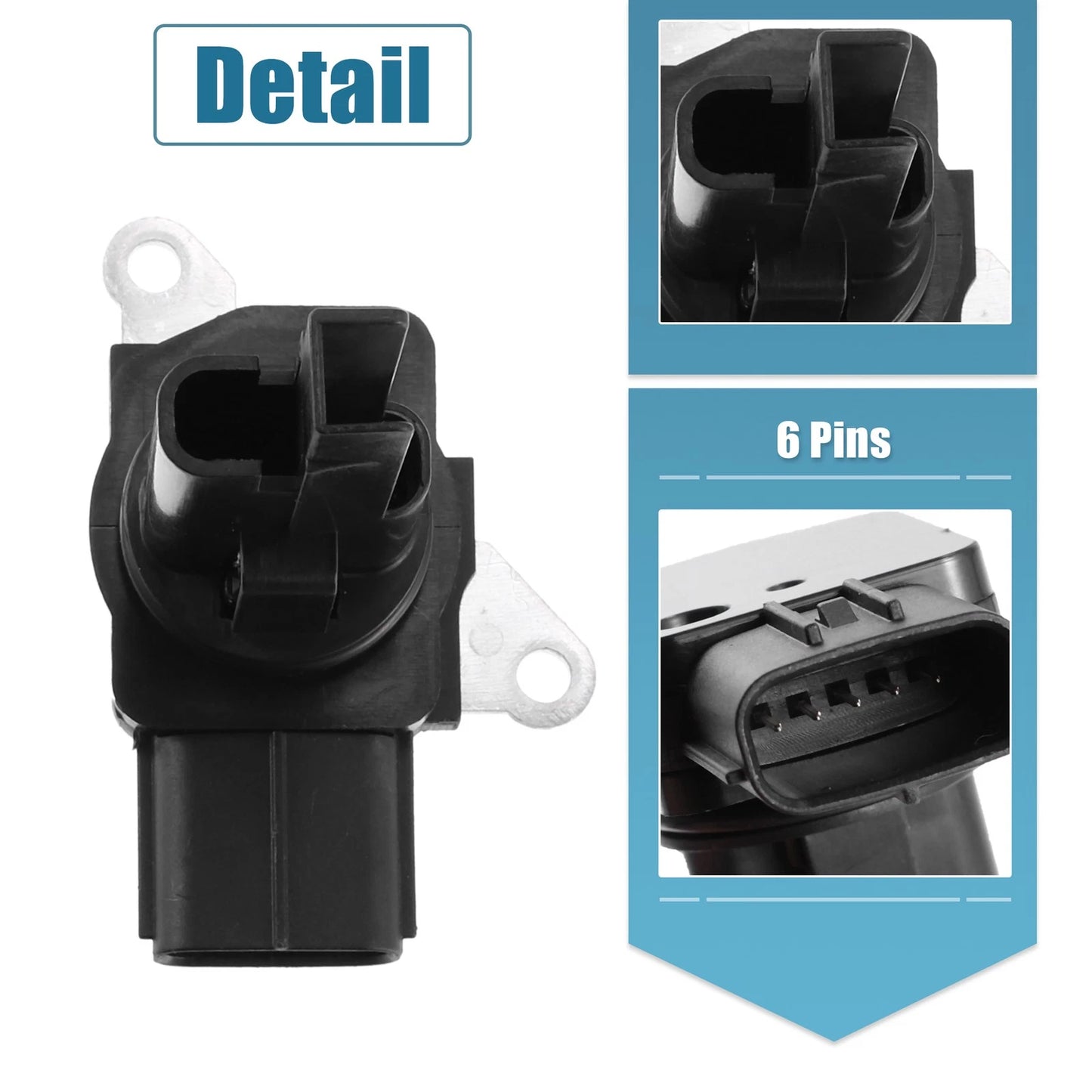 Mass Airflow Sensor for Toyota 4Runner 2010-2022 5 Pins Black