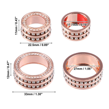 AC Media Tune Knob Cover Ring for BMW 3 Series F30 (2012-2019) - 3 x Pcs