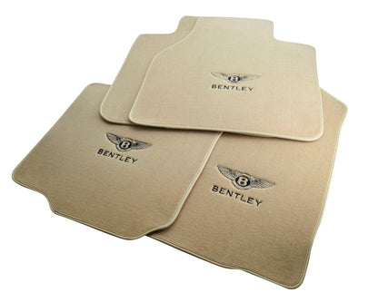 Beige Tailored Floor Mats for Bentley Flying Spur (LHD) - New