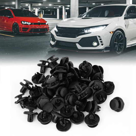 100 Pcs 8mm Nylon Rivet Fasteners for Honda Accord (2003-2007)