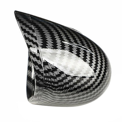 Carbon Fiber Style Round Clock for Car Truck Interior Dashboard