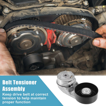 1 x Belt Tensioner Pulley Assembly for Buick 4-Cyl 2.4L (2010–2010)