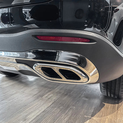 Rear Bumper Exhaust Cover for Mercedes Benz X254 GLC260 AMG (2016-2023)