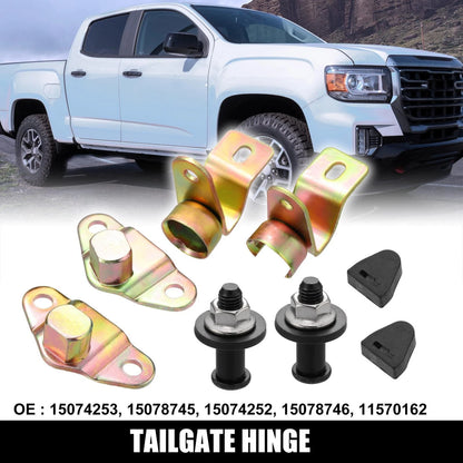 1 x Set Tailgate Gate Hinge Kit for Chevy Silverado Sierra