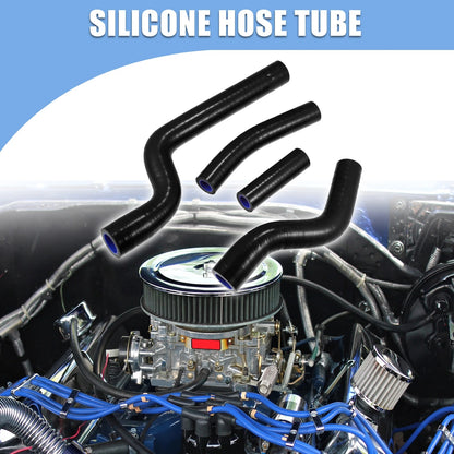 4 x Black Silicone Radiator Coolant Hose Pipe Tubing for Yamaha YZ250 YZ 250