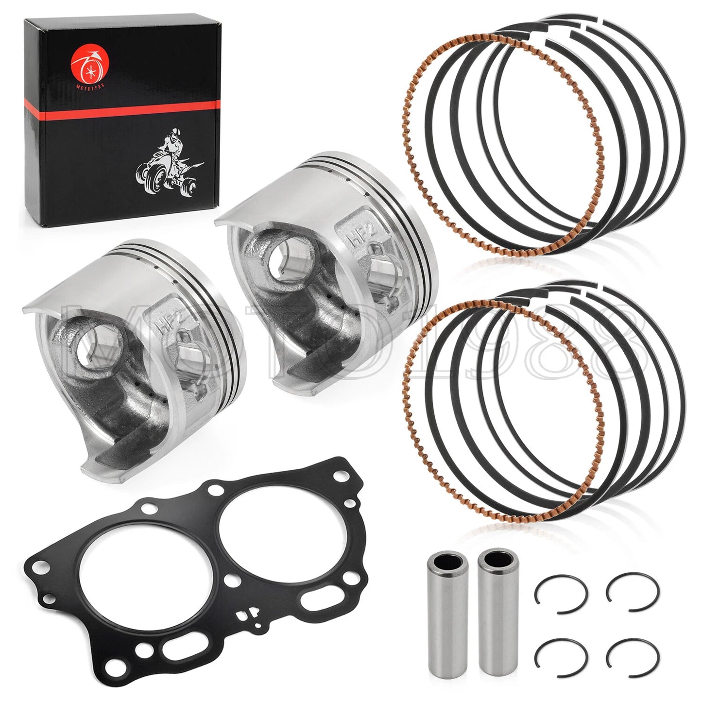 Piston Kit & Ring & Gasket for EZGO Golf Cart Robin 350cc EH35C (1996–2008)