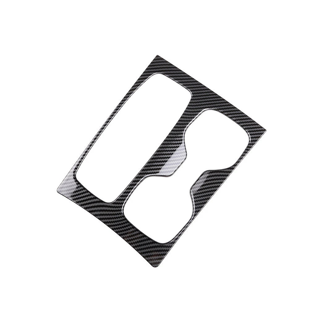 Carbon Fiber Gear Shift Panel Cover Trim Decor for Hyundai Tucson (2022–2023)