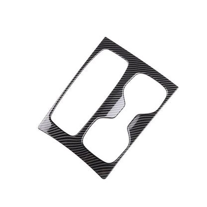 Carbon Fiber Gear Shift Panel Cover Trim Decor for Hyundai Tucson (2022–2023)