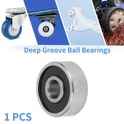 Deep Groove Ball Bearings 4x13x5mm 1 Pc for Scooter Skateboard Wheel