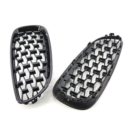 Upper Bumper Mesh Grille Pair for BMW Z4 (2009-2016)