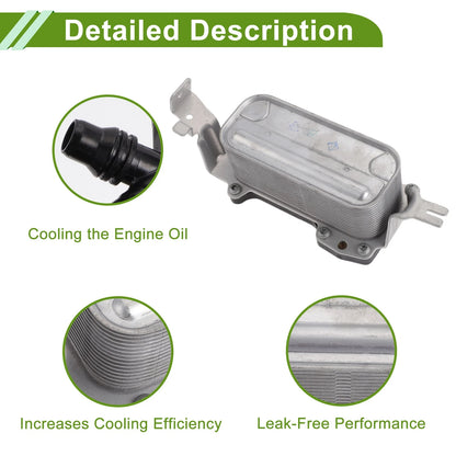 Engine Oil Cooler for BMW 550i 2009-2016, Transmission Oil Cooler 1 x Pc