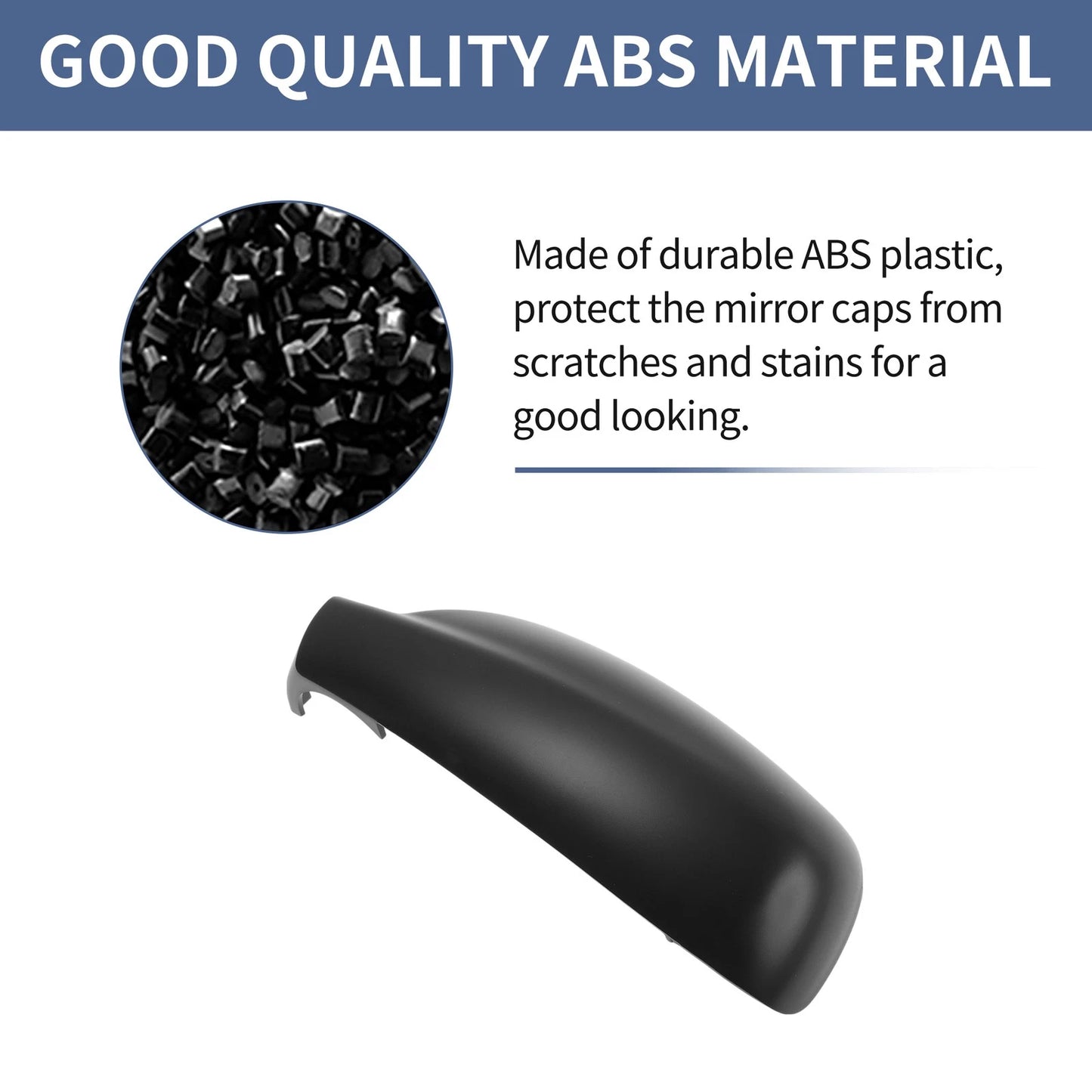 Black Mirror Cover Cap for CITROEN XSARA (2002-2005) 1 x Piece