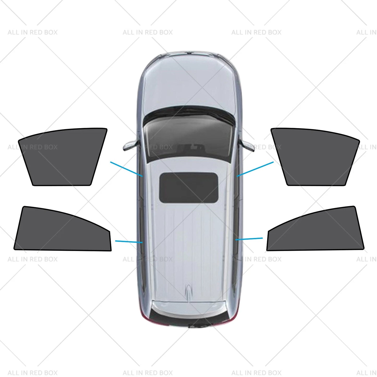 Front & Rear Window Shades for Mazda 6 Liftback (2007-2012)