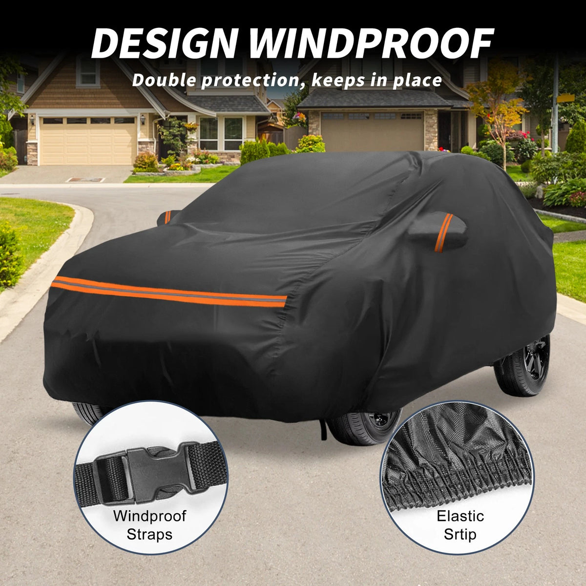 Waterproof Car Cover for Volvo XC60 2008-2022 with Zipper