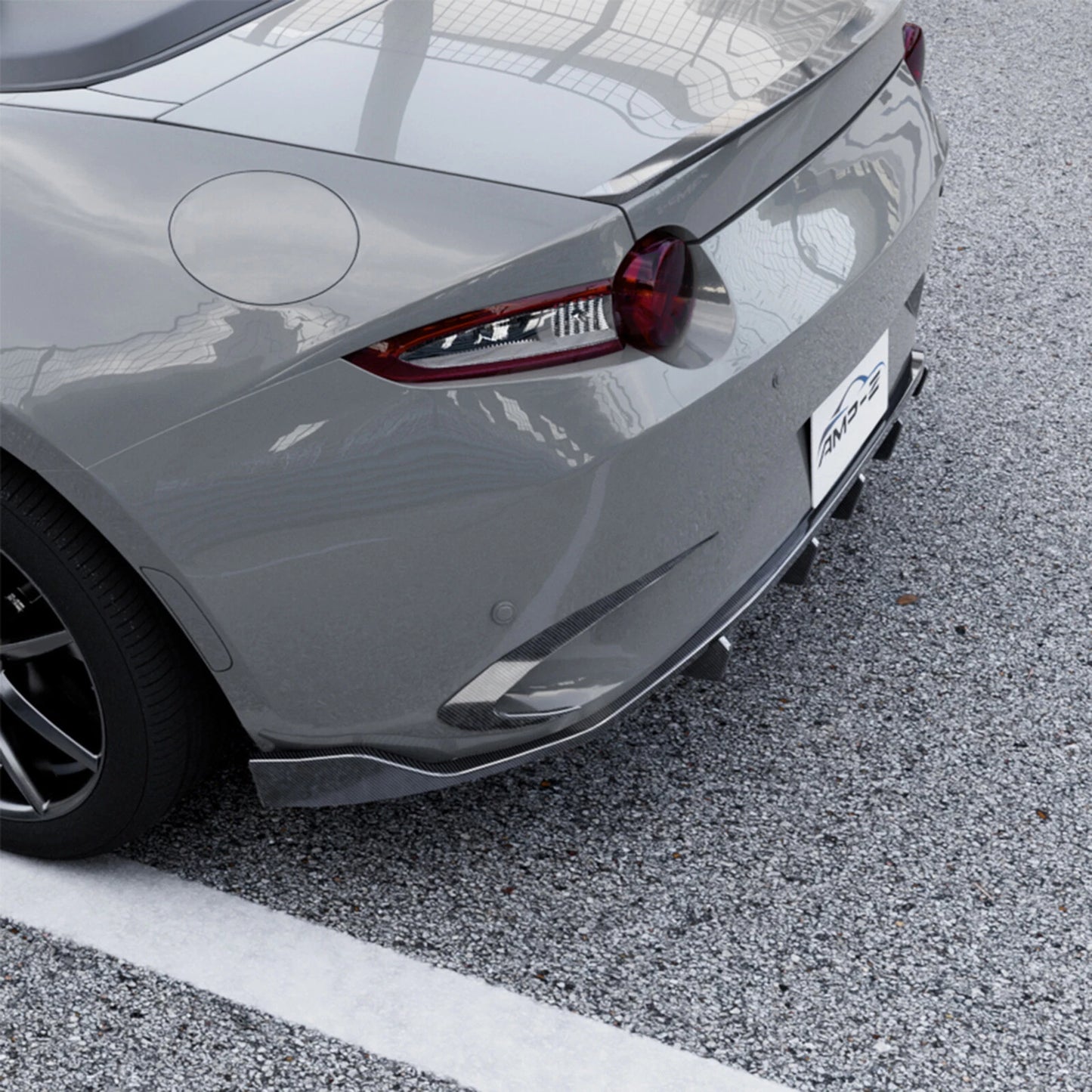 Rear Bumper Diffuser Lip Cover for Mazda MX-5 Miata ND (2016-2025)