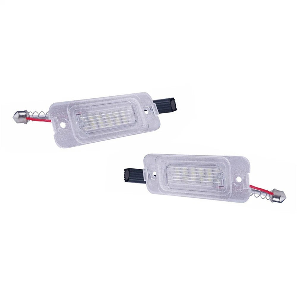 White LED License Plate Lights for Mercedes-Benz W164 W251 X164 (2006-2015)