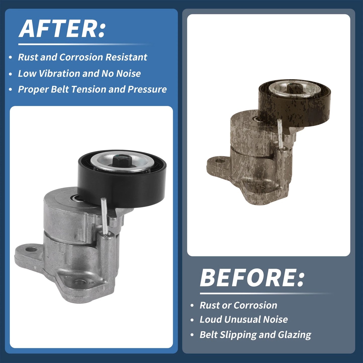 Belt Tensioner for Mitsubishi Outlander (2003-2006) - Metal 1 Pc