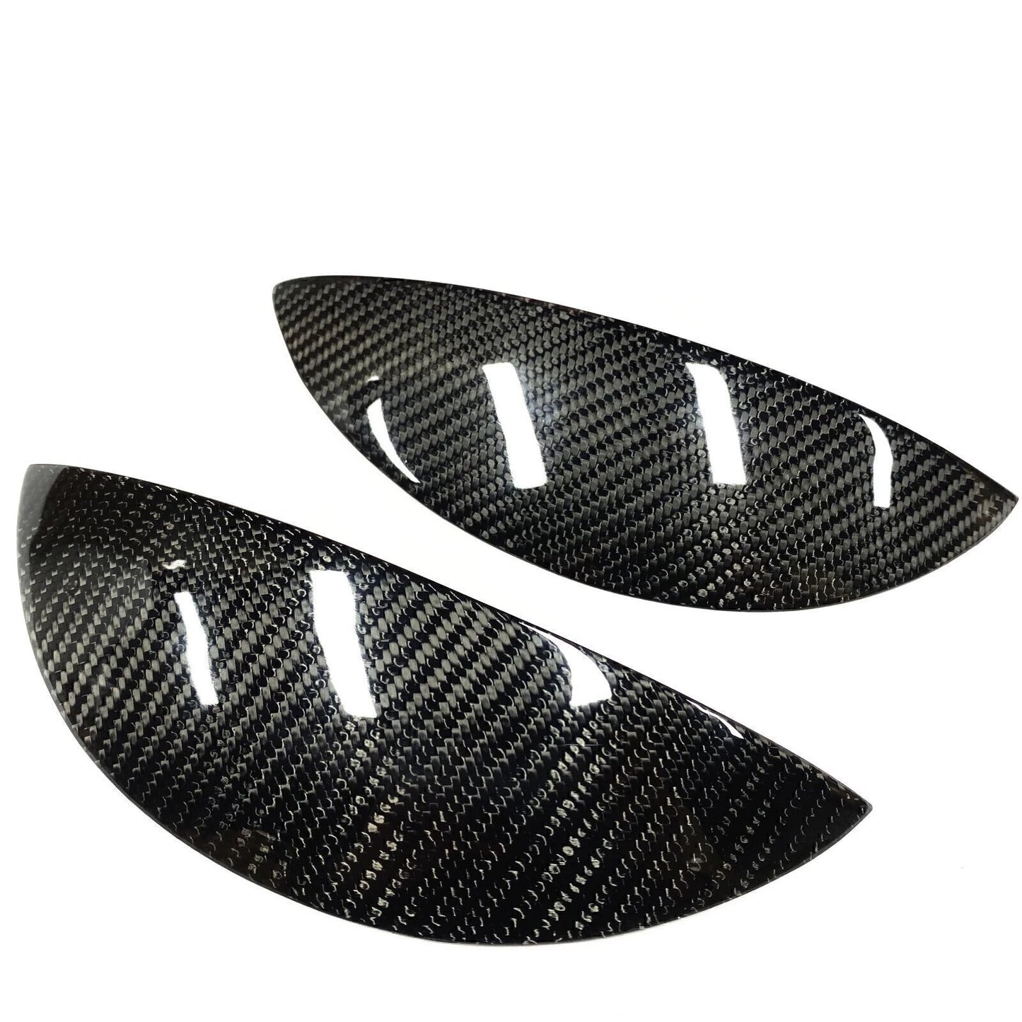 2 x Carbon Fiber Headlight Eyelid Covers for Ora (2018-2022)